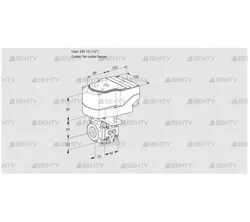 IFC115/-R05-15PPPP/20-60W3TR10 (88300452) Регулирующий клапан с сервоприводом Kromschroder