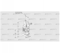 VAD2-/40R/NPGR-100A (88027498) Газовый клапан с регулятором давления Kromschroder