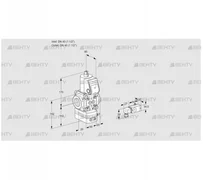 VAD240R/NW-25A (88033517) Газовый клапан с регулятором давления Kromschroder