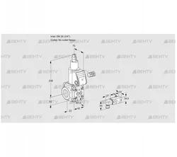 VAS120/-R/LK (88008392) Газовый клапан Kromschroder