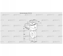 IBA150Z05/40A2A (88300806) Дроссельная заслонка Kromschroder