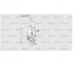 VAS3-/50R/NWSR (88010873) Газовый клапан Kromschroder