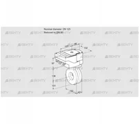 IBA125/80Z05/20-07Q2E (88302754) Дроссельная заслонка Kromschroder