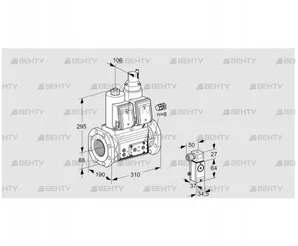 VCS780F05NLWR3E/PPPP/P3PP (88204496) Сдвоенный газовый клапан Kromschroder