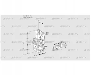 VAG125R/NWAE (88011056) Газовый клапан с регулятором соотношения Kromschroder