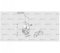 VAS2-/50R/NK (88004195) Газовый клапан Kromschroder