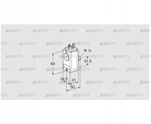 DG 110VC8D-5S (84448451) Датчик-реле давления газа Kromschroder