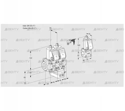 VCG1E25R/25R05NGEWR/PPPP/PPZS (88104880) Клапан с регулятором соотношения Kromschroder