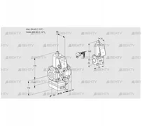 VAG2E40R/40R05GEVQR/PP/ZS (88102656) Газовый клапан с регулятором соотношения Kromschroder