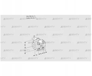 VFC1T25/25N05-08PPPP (88300668) Регулирующий клапан Kromschroder