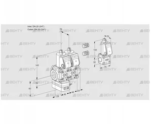 VCD1E20R/20R05D-25NWR3/PPPP/PPBS (88105879) Регулятор давления Kromschroder