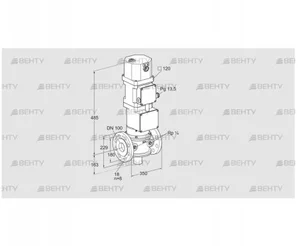 VK 100F10MXA43D (85314413) Газовый клапан с приводом Kromschroder