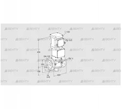 VK 125F06MA93F (85311096) Газовый клапан с приводом Kromschroder