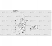 VAD125R/NW-100A (88004940) Газовый клапан с регулятором давления Kromschroder