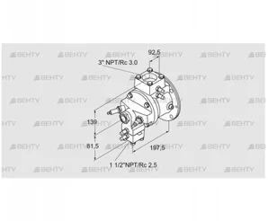 TJ28.0200-A2AMSCND1E7XSB2 (85401310) Газовая горелка Kromschroder