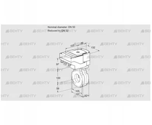 IBG50/32W05/40A2D (88303437) Дроссельная заслонка Kromschroder