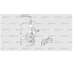 VAS115/-R/LWGR (88013840) Газовый клапан Kromschroder