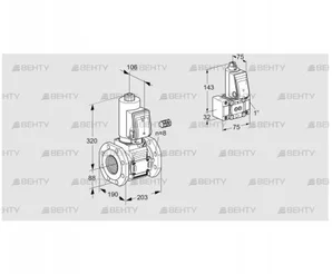 VAS780F05NWSR3E/Z-/PP (88205222) Газовый клапан Kromschroder