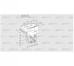 IFC115/15R05-08PPPP/40A2AR10-I (88303015) Регулирующий клапан с сервоприводом Kromschroder