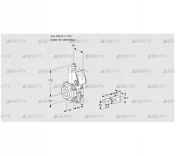 VAS240/-R/NQ (88032756) Газовый клапан Kromschroder