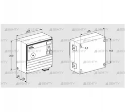 BCU460T-3/1R3-CB1/1 (88613321) Блок управления горением Kromschroder