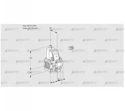 VAS1E20R/20R05FNVWR/PP/PP (88102424) Газовый клапан Kromschroder