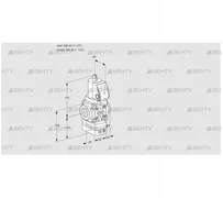 VAD2T40N/NKGR-100A (88018096) Газовый клапан с регулятором давления Kromschroder