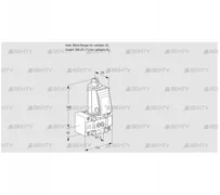 VAS1W0/W25R/NW (88013198) Газовый клапан Kromschroder