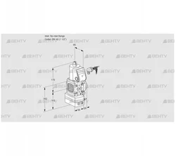 VAD2-/40R/NW-50A (88027831) Газовый клапан с регулятором давления Kromschroder