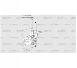 VAS240/-F/NW (88009049) Газовый клапан Kromschroder