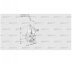 VAS240R/NWSR (88013379) Газовый клапан Kromschroder