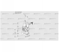 VAV3-/50R/NWAK (88006935) Газовый клапан с регулятором соотношения Kromschroder