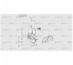 VAG1-/15R/NWBE (88014894) Газовый клапан с регулятором соотношения Kromschroder