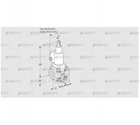 VAS1T20N/LQGL (88003219) Газовый клапан Kromschroder