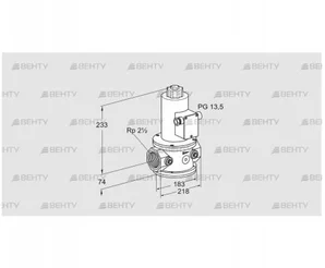 VR 65R01NQ33D (85249530) Воздушный электромагнитный клапан Kromschroder