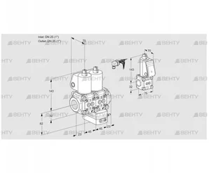 VCD1E25R/25R05ND-25WL/PPZS/PPPP (88100720) Регулятор давления Kromschroder