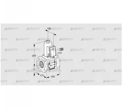 VAS665F05NK3E/PP/PP (88203446) Газовый клапан Kromschroder