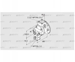 TJ28.0075-A1AMATNF5D9FSB1 (85401174) Газовая горелка Kromschroder