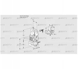 VAG1-/25R/NWAE (88034051) Газовый клапан с регулятором соотношения Kromschroder