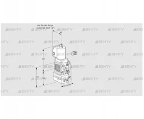 VAV2-/40R/NWSLAK (88010919) Газовый клапан с регулятором соотношения Kromschroder