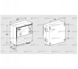 BCU460-5/1LW3GBS2B1/1 (88611393) Блок управления горением Kromschroder