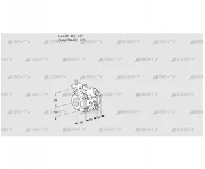 VFC3T40/40N05-32MMPP (88302879) Регулирующий клапан Kromschroder