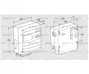 BCU480W2P3C0D0000K1E1-/LM400WF3O0E1- (88680235) Блок управления горением Kromschroder