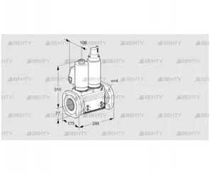 VCS6T65A05NLQSLB/PPMM/PPMM (88204855) Сдвоенный газовый клапан Kromschroder