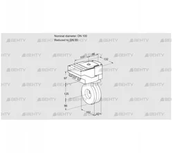 IBA100/65Z05/20-15Q3E (88302356) Дроссельная заслонка Kromschroder