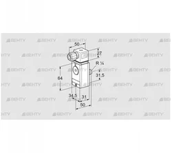 DG 17VC6D-6WG (84448054) Датчик-реле давления газа Kromschroder