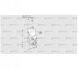 VAS115/-R/NPGL (88032488) Газовый клапан Kromschroder