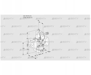 VAV350F/NWAK (88011869) Газовый клапан с регулятором соотношения Kromschroder