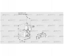 VAS240/-F/NW (88033387) Газовый клапан Kromschroder