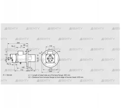 BIO 80KB-450/435-(8)E (84021056) Газовая горелка Kromschroder